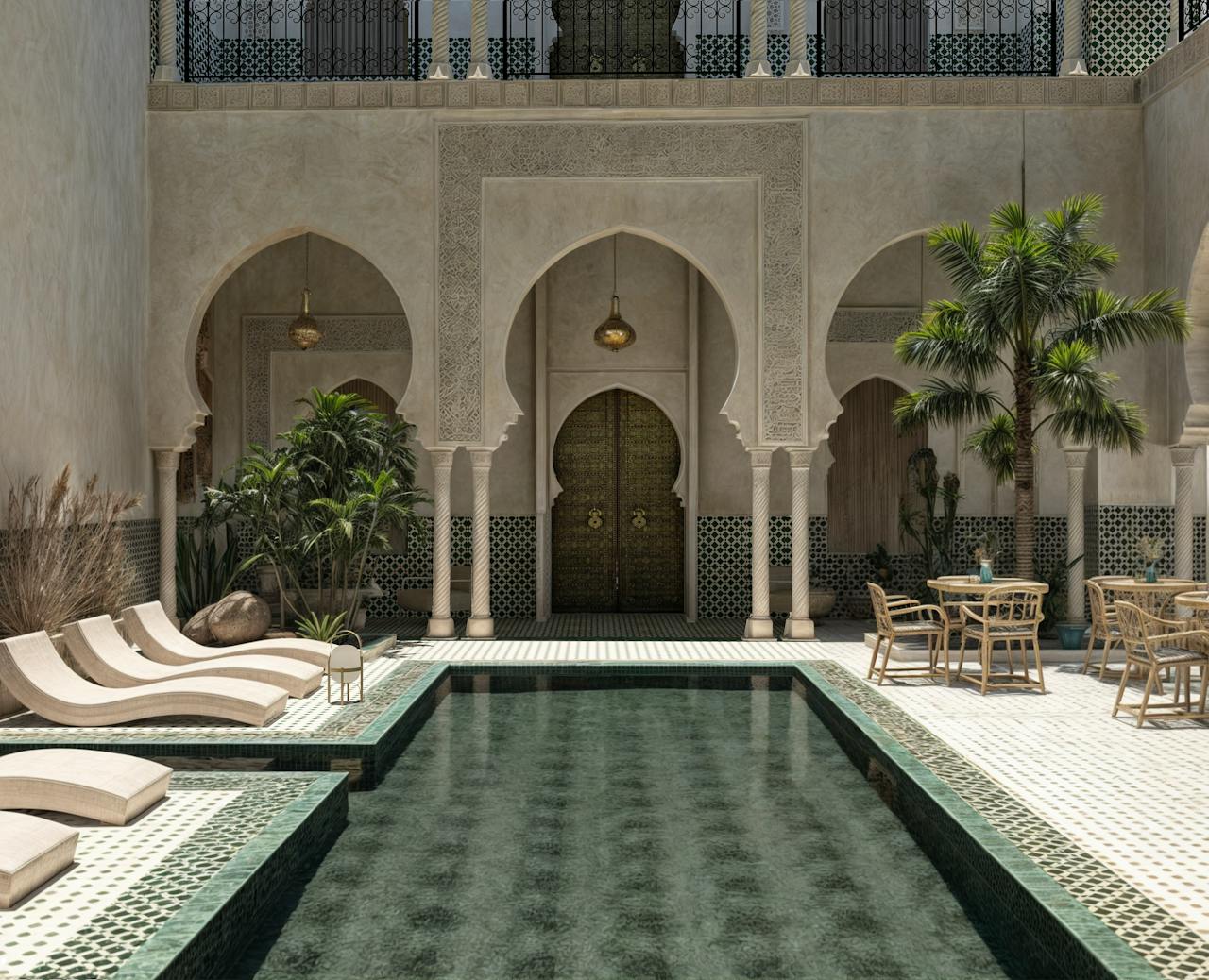Where do celebs stay in Morocco