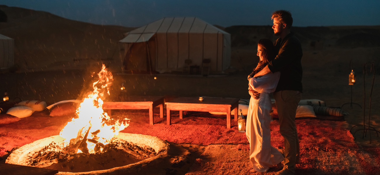 Morocco desert night