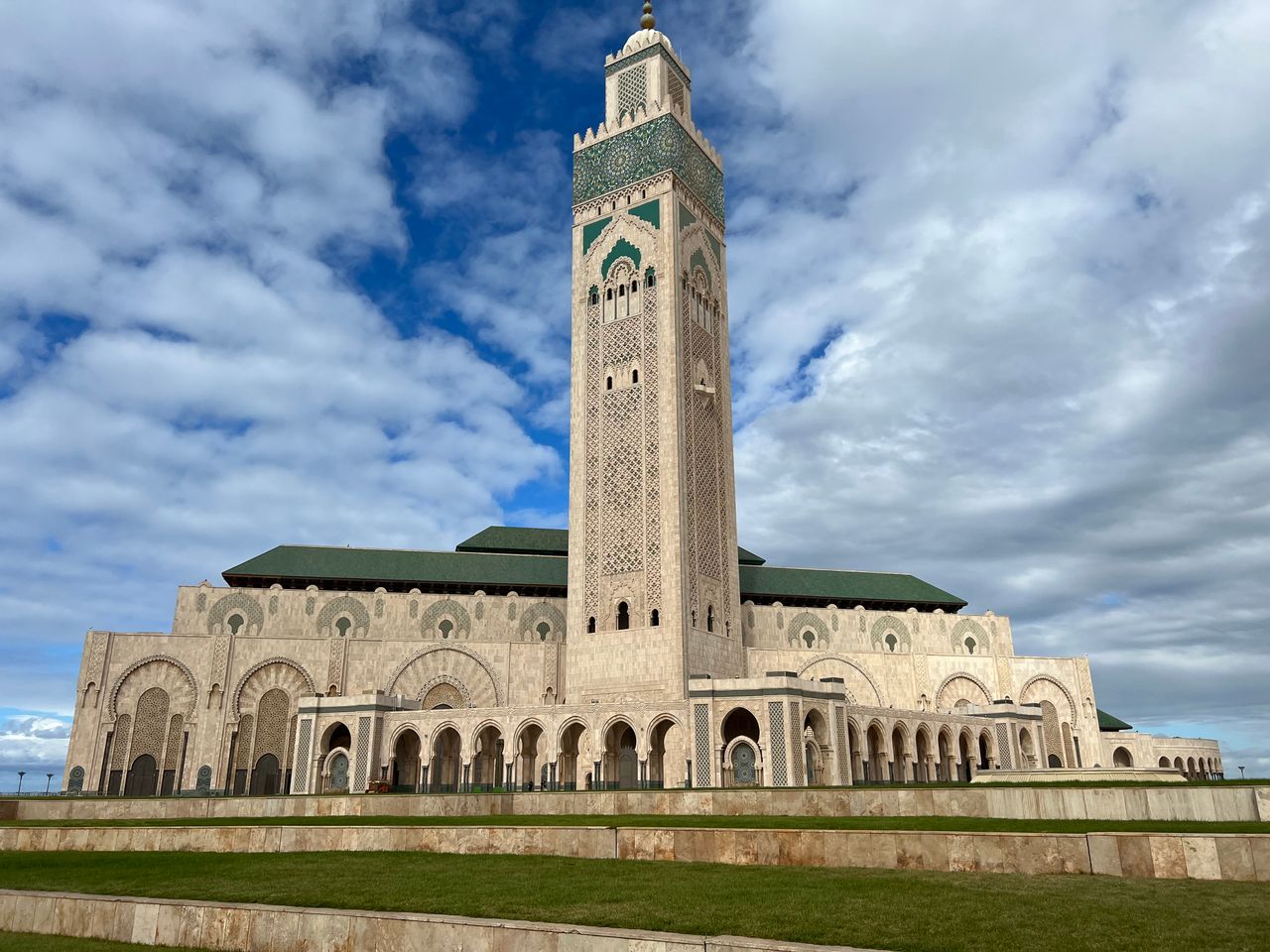 The Hassan II Mosque,